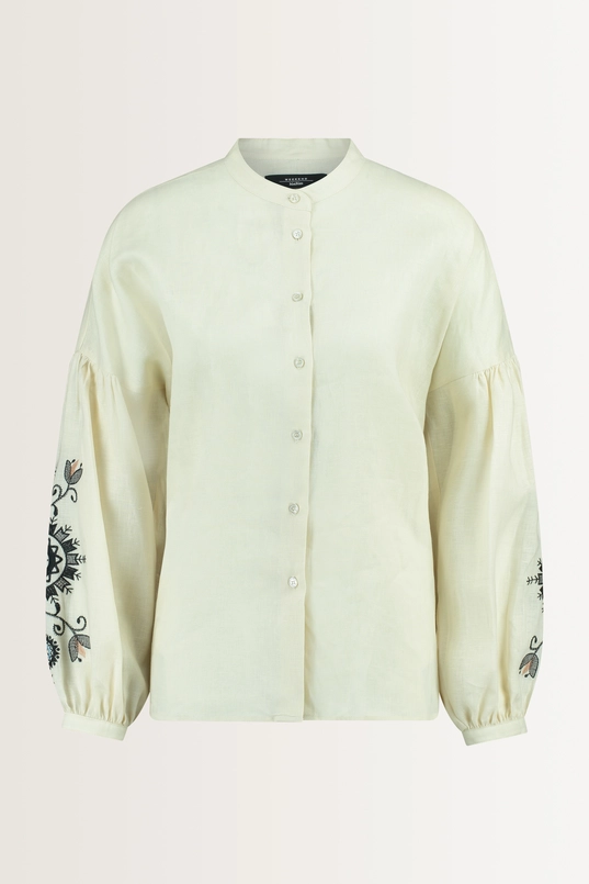 Blouse met geborduurde mouwen Ilex Max Mara Weekend