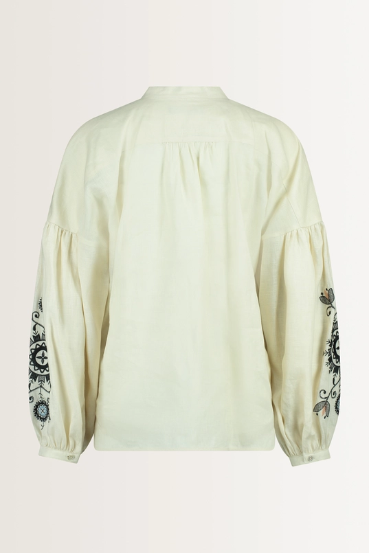Blouse met geborduurde mouwen Ilex Max Mara Weekend