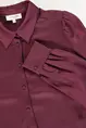 Blouse met glanzende satijnweving