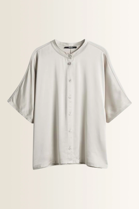 Blouse met glanzende voorkant Kensi Someday