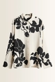 Blouse met grafische bloemenprint Zeoul Someday