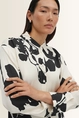Blouse met grafische bloemenprint Zeoul Someday