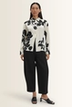 Blouse met grafische bloemenprint Zeoul Someday