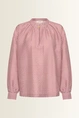 Blouse met grafische print en pofmouwen