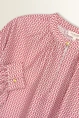 Blouse met grafische print en pofmouwen