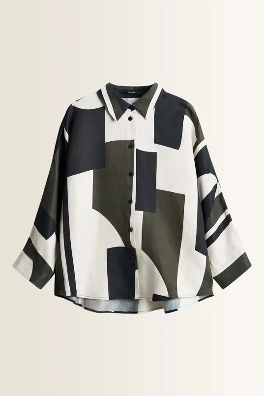 Blouse met grafische print Zamila Someday