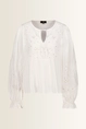 Blouse met kraaltjes en volantdetails Monari