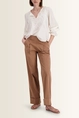Blouse met kraaltjes en volantdetails Monari