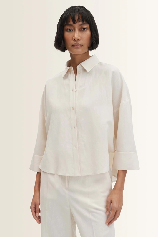 Blouse met linnenstructuur Zalea Someday