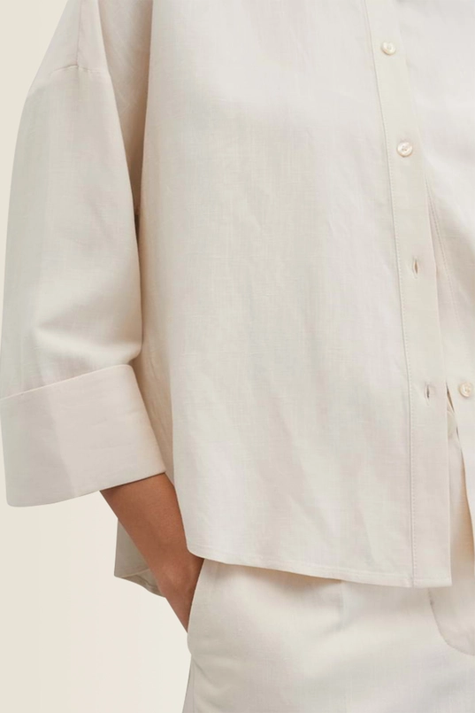 Blouse met linnenstructuur Zalea Someday