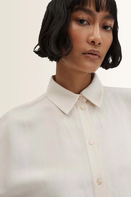 Blouse met linnenstructuur Zalea Someday