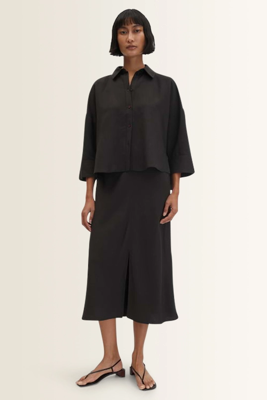 Blouse met linnenstructuur Zalea Someday