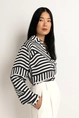Blouse met logodessin