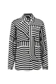 Blouse met logodessin