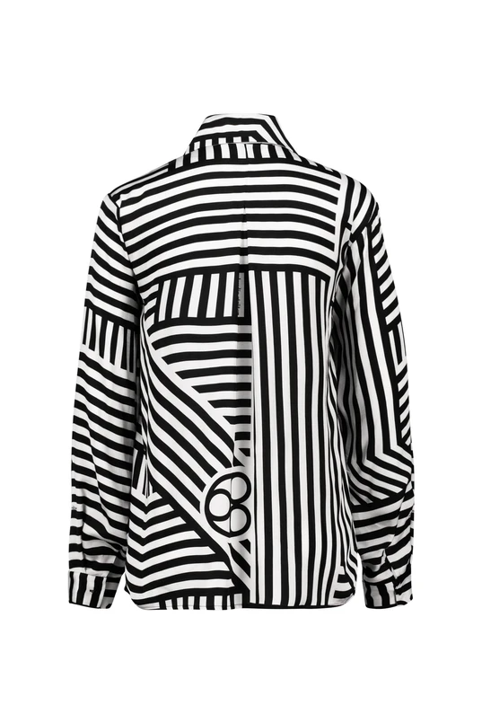 Blouse met logodessin