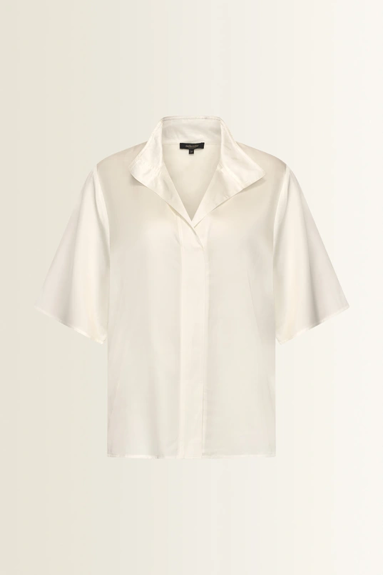 Blouse met opstaande kraag