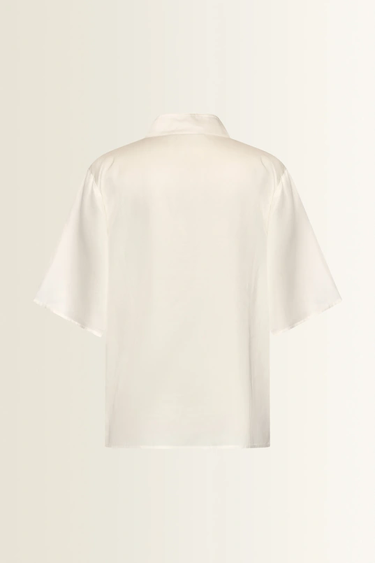 Blouse met opstaande kraag