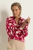 Blouse met penseelstreekdessin