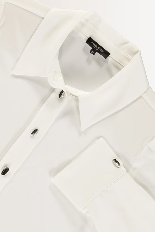 Blouse met plooien