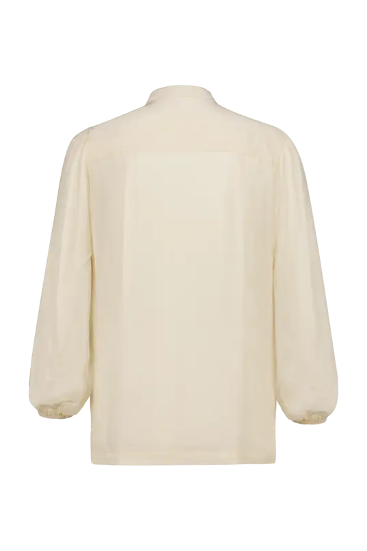 Blouse met pofmouw