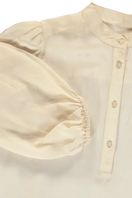 Blouse met pofmouw