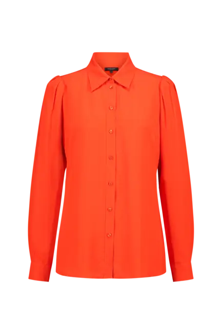 Blouse met pofmouwen