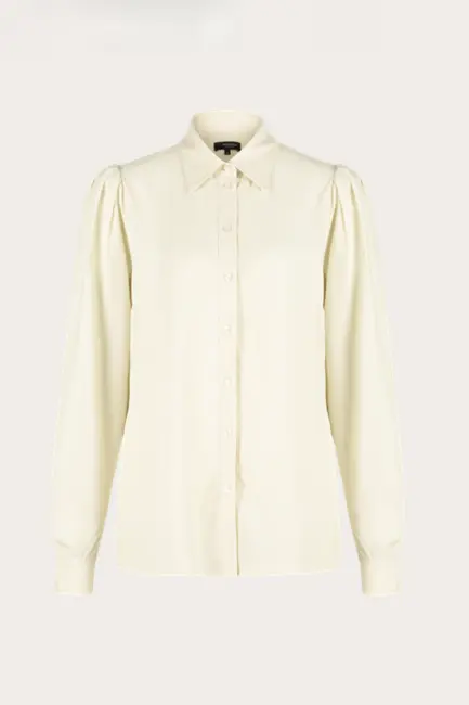 Blouse met pofmouwen