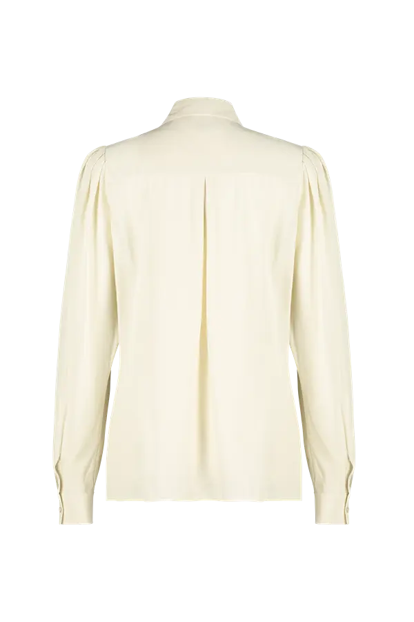 Blouse met pofmouwen