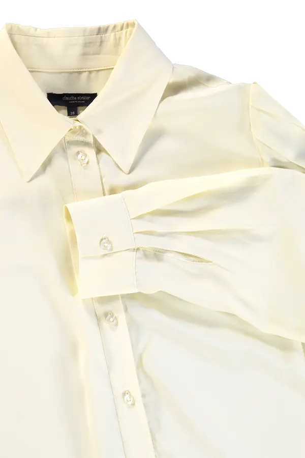 Blouse met pofmouwen