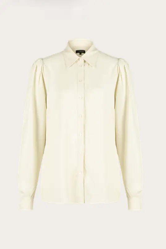 Blouse met pofmouwen