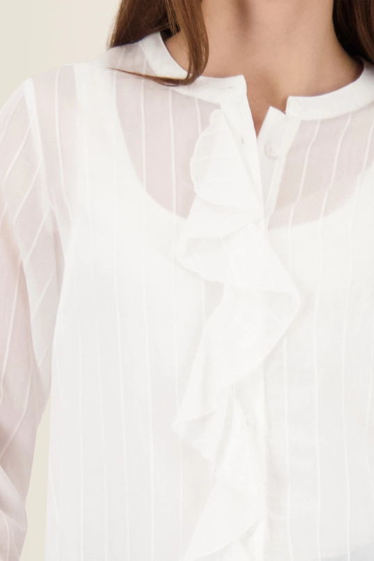 Blouse met ruchestrook Monari
