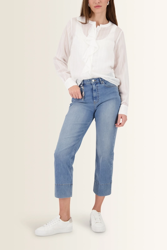 Blouse met ruchestrook Monari