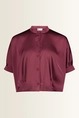 Blouse met satijnglans Vera Mont