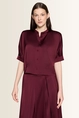 Blouse met satijnglans Vera Mont