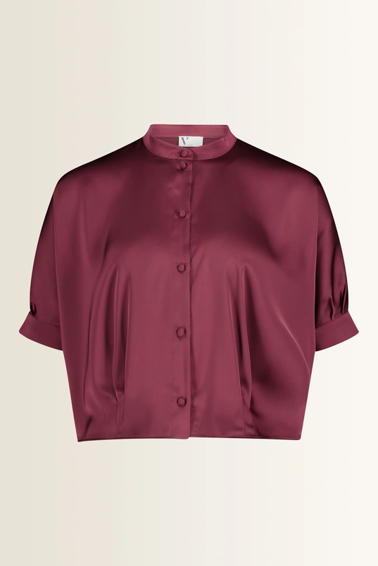 Blouse met satijnglans Vera Mont