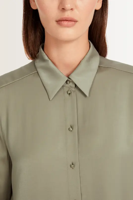 Blouse met sierknopen Marc Cain