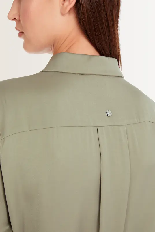 Blouse met sierknopen Marc Cain