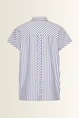 Blouse met speels streepeffect