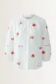 Blouse met speelse borduursels OUI