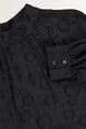 Blouse met stippenstructuur