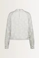 Blouse met stippenstructuur