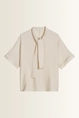 Blouse met strikdetail Marc O’Polo