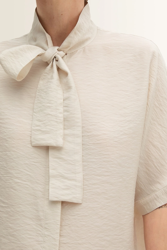 Blouse met strikdetail Marc O’Polo