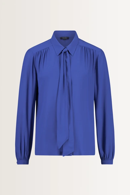Blouse met strikkraag