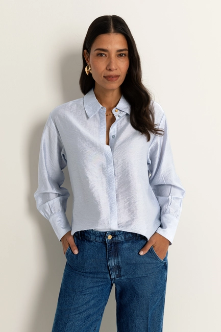 Blouse met subtiele structuur