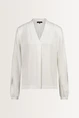 Blouse met subtiele v-hals