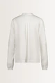 Blouse met subtiele v-hals