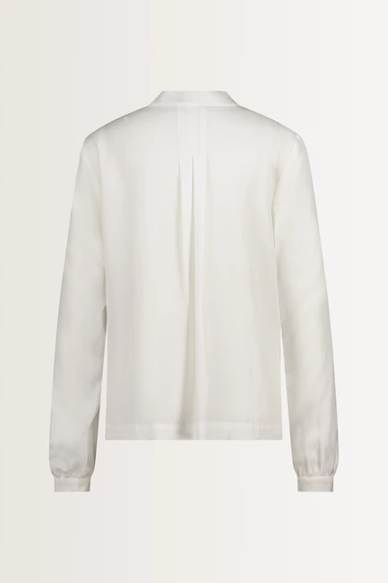 Blouse met subtiele v-hals