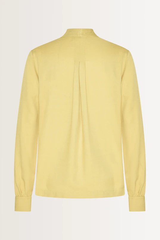 Blouse met subtiele v-hals