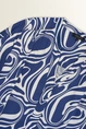 Blouse met swirlprint